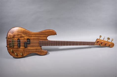 Schecter 1982 P J Bass Dream Machine Koa W Rosewood Neck