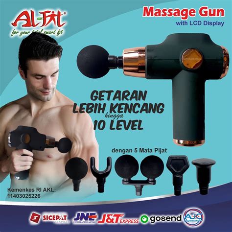 Jual Alat Pijat Getar Terapi Relaksasi Otot Muscle Portable Massage Gun