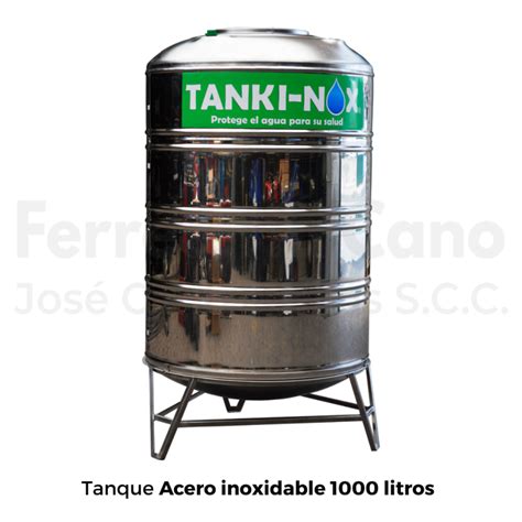 Tanque De Acero Inoxidable Litros Ferreter A Cano