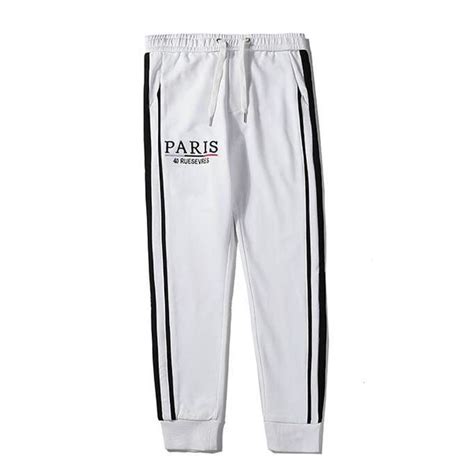 Venta Pants Negro Con Raya Blanca En Stock