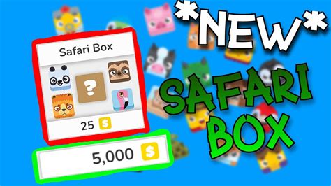 New Safari Box Opening In Blooket 5000 Coins Youtube