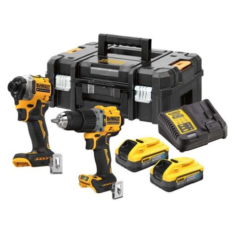 Kit Outils Xr V Ah Li Ion Brushless Powerstack Dewalt