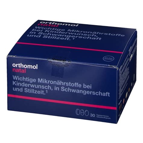 Orthomol Natal Tabletten Kapseln 30 St Shop Apotheke