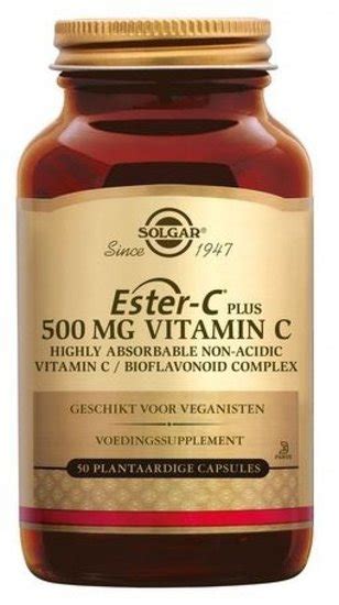 Solgar Ester C Plus 500 Mg Bij Health Industries Volgende Dag In Huis