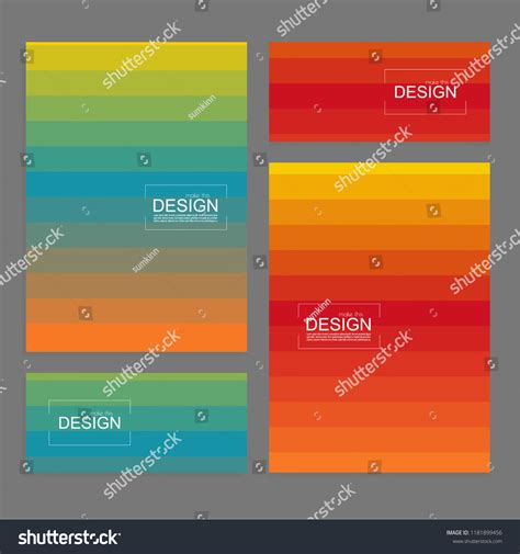 Set Book Covers Banners Design Template Stock Vector (Royalty Free ...