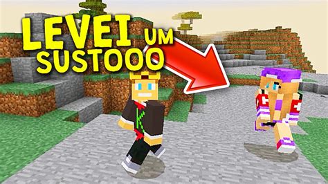 Invadi O Mundo De Uma Inscrita E Levei Um Susto Minecraft Youtube