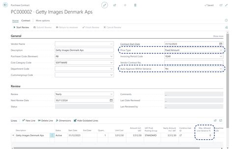 Configure purchase contracts