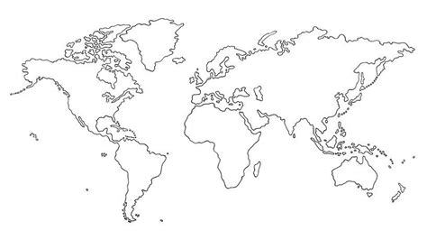 Kleurplaat Wereldkaart Kleurplaat Wereld Kleurplaten