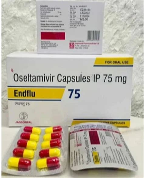 Oseltamivir 75 Mg Capsules At Rs 400 Stripe Oseltamivir Phosphate In