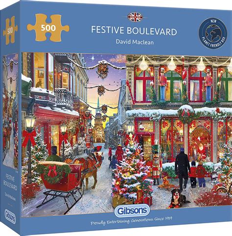 Gibsons Festive Boulevard 500 Piece Puzzle The Puzzle Collections