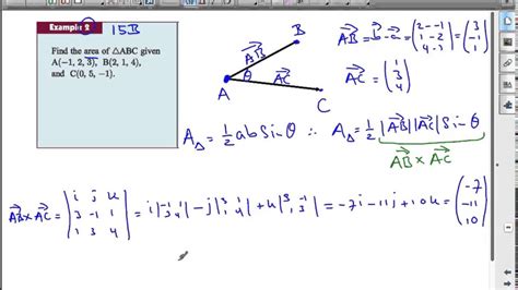 How To Find Area Of Triangle Using Vectors Haiper