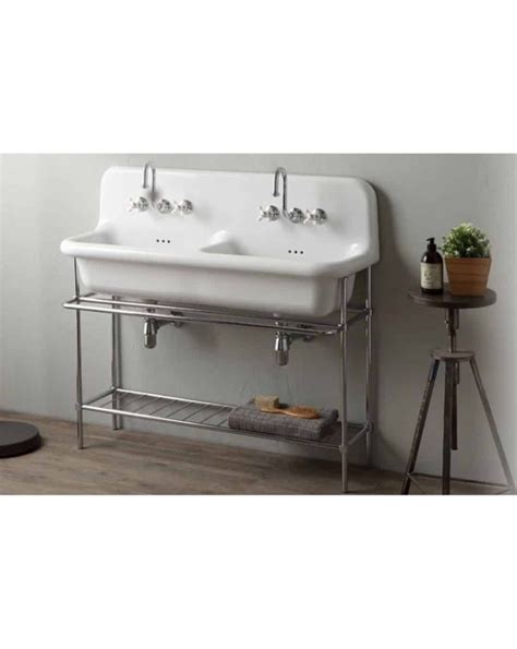 Pieds Lavabo Double True Colors Bleu Provence