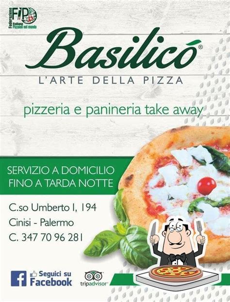 Menu At Basilic L Arte Della Pizza Restaurant Cinisi Corso Umberto I