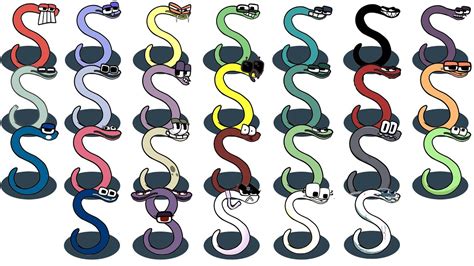 Alphabet Lore But Everyone Transform To S Nake Youtube