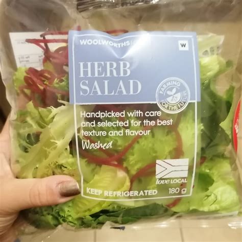 Woolworths Food Herb Salad Review Abillion