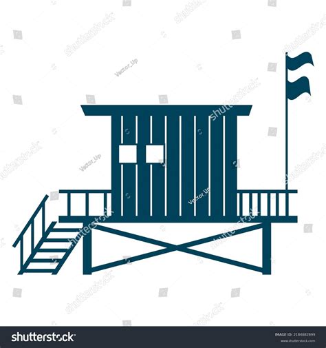 Beach Hut Silhouette Over 559 Royalty Free Licensable Stock