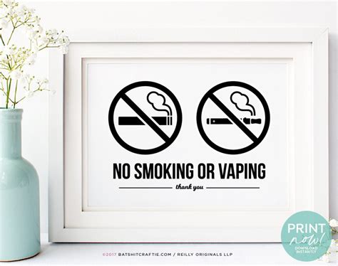 Free Printable No Smoking Or Vaping Signs Download Free Printable No Smoking Or Vaping Signs