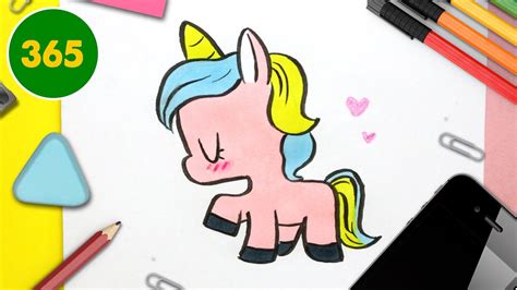 COME DISEGNARE UNICORNO KAWAII YouTube