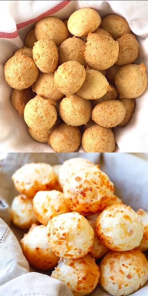 Brazilian Cheese Puffs fully loaded Pão de Queijo with Parmesan