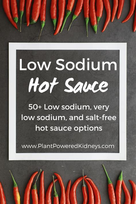 Low Sodium Hot Sauce 50 Options From A Dietitian