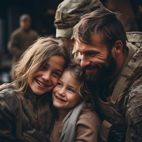 Premium Ai Image Memorial Day Veterans Day Happy Reunion Of Soldier