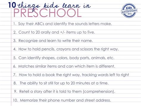 How To Homeschool Preschool Learning Activities Kids Activities Blog