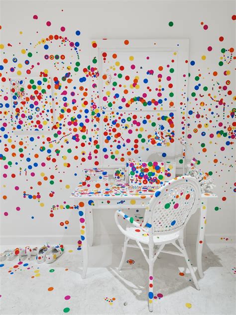 Yayoi Kusama Brings Dotted Obliteration Room To New York Yayoi Kusama