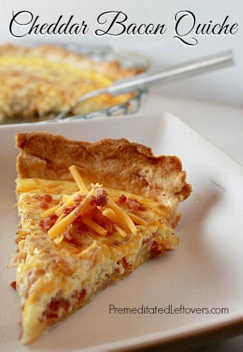 Cheddar Bacon Quiche Recipe Artofit