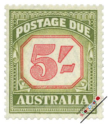 Australia Shillings Postage Due Stamps