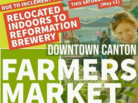 Canton Farmers Market Opens Saturday At Reformation Brewery Canton