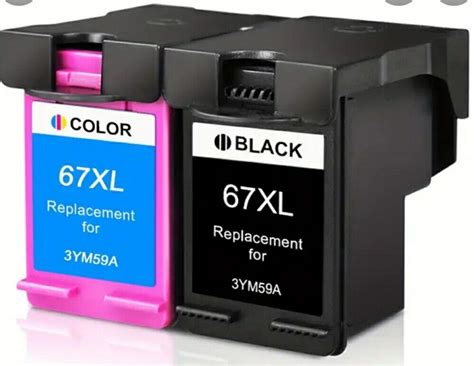 Insmax 67xl Ink Cartridges Black Color Combo Pack Replacement For Hp 67xl Ebay