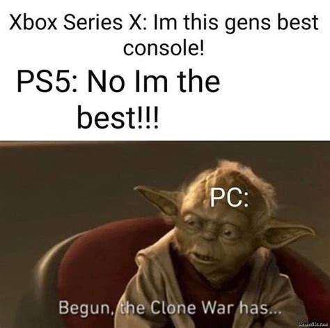 The Clone Wars Have Begun Clone Wars Gaming Memes Funny Memes