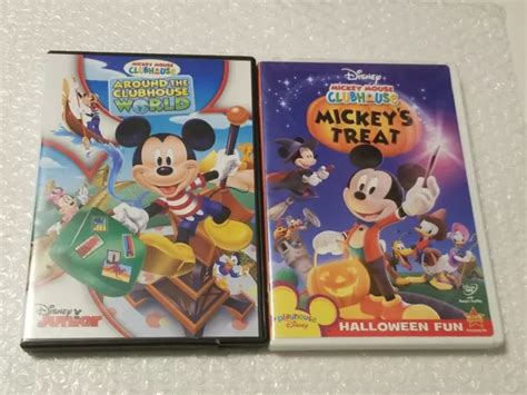 MICKEY MOUSE CLUBHOUSE DVD Bundle Around The Clubhouse World Mickeys