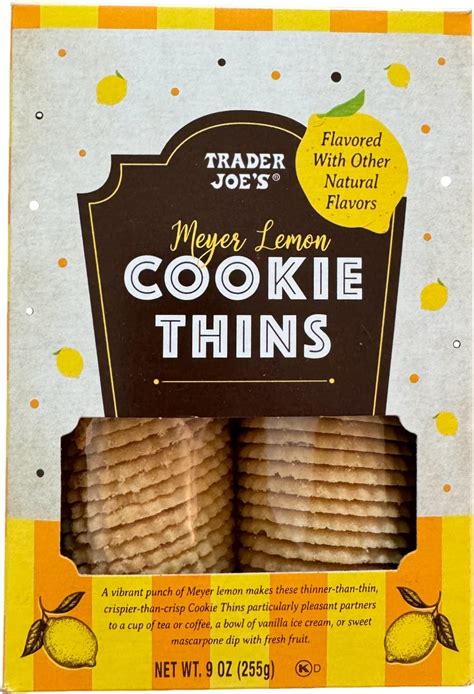 Amazon Generic Trader Joe S Meyer Lemon Crispy Cookie Thins Oz