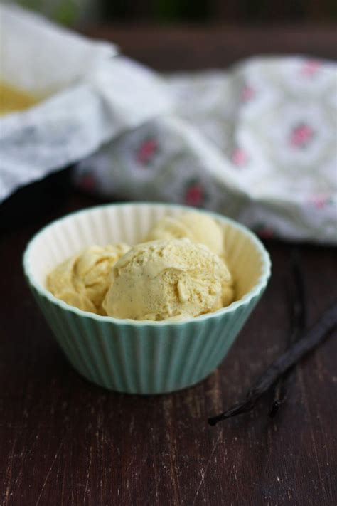 Easy Vanilla Bean Ice Cream • Happy Kitchen