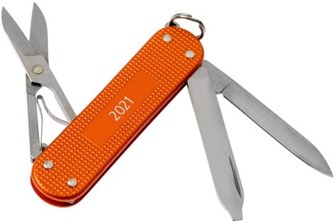 Victorinox Classic Alox Tiger Orange Limited Edition 2021 0 6221 L21