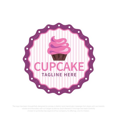 Premium Vector Cup Cake Logo Design Cup Cake Logo Sweet Logo Vector