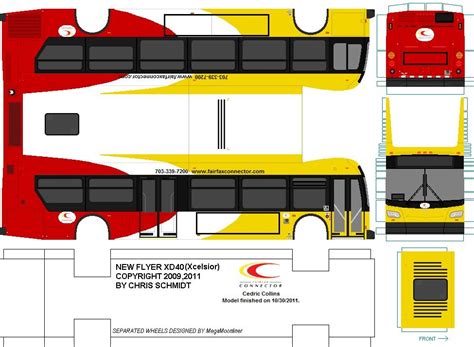 Épinglé par Donald Blue sur WMATA Paper bus models