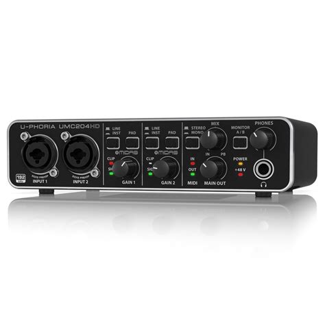 Behringer U PHORIA UMC204HD USB Audio Interface Nearly New At Gear4music