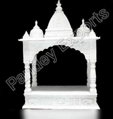 Indoor Traditional White Marble Mandir For Home At Rs In Jaipur