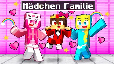 ADOPTIERT von der MÄDCHEN FAMILIE in Minecraft YouTube