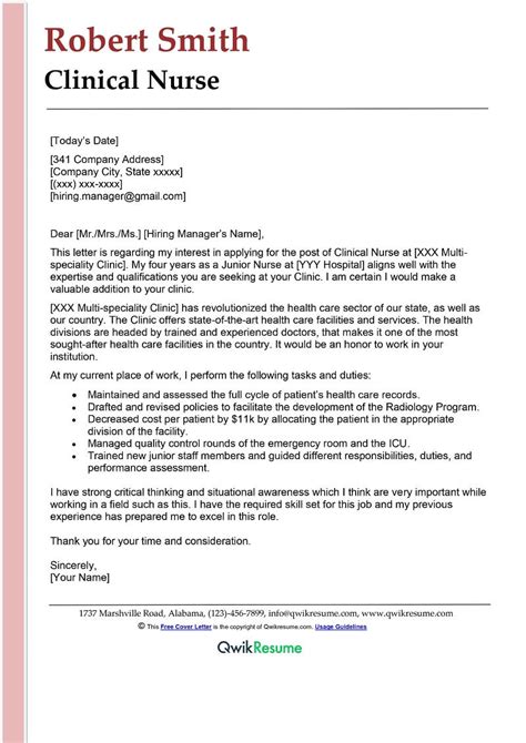 Sample Cover Letter For Nursing Job At Gencamrynblog Blog