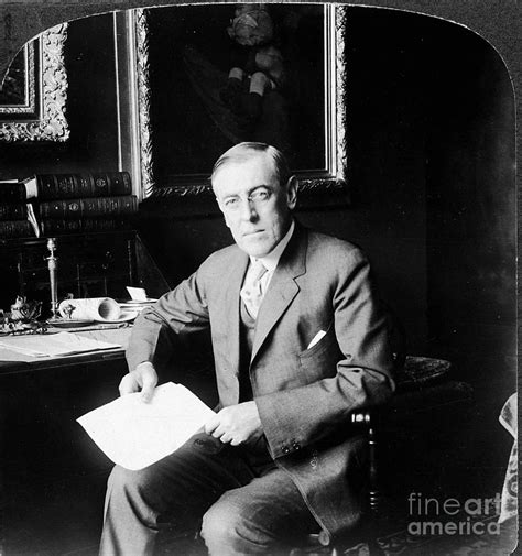 Woodrow Wilson 1856 1924 Photograph By Granger Fine Art America