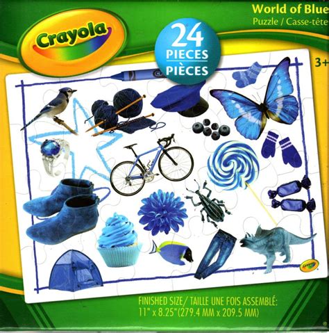 Crayola 24 Pieces Educational Jigsaw Puzzle Set Of 4