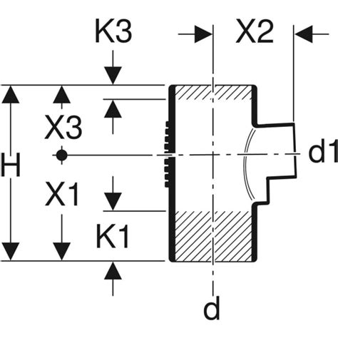 Geberit Silent Db Branch Fitting Geberit Product Catalogue