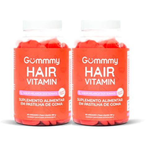 Kit Gummy Hair Vitamin Melancia Dos Sonhos Beleza Na Web