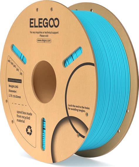 Elegoo Pla Filament Mm Sky Blue Kg D Filament Dimensional