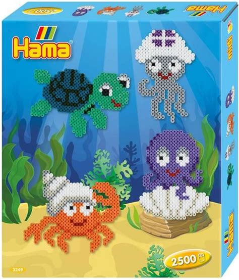 Hama 3249 Geschenkpackung Unter Wasser Bügelperlen Midi ca 2500