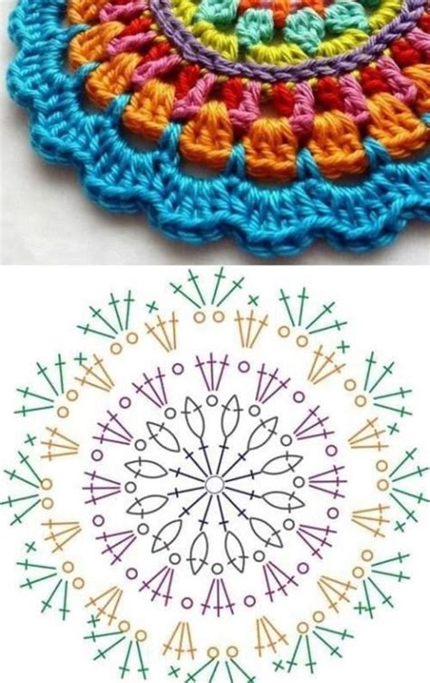 Pin Di Vardit Dafni Su Crochet Granny Square Patterns Nel