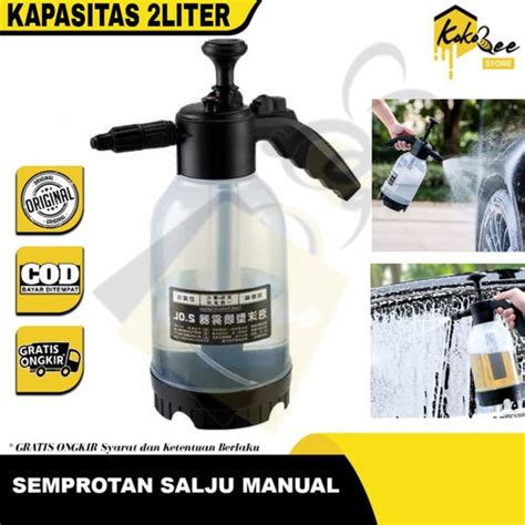 Jual Semprotan Salju Manual Liter Foamlance Manual Tabung Sabun Salju